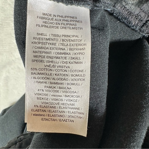 Lauren Ralph Lauren Shorts Women Size W22 Black Shlash Pockets 9" Bermuda RLL - Picture 11 of 12